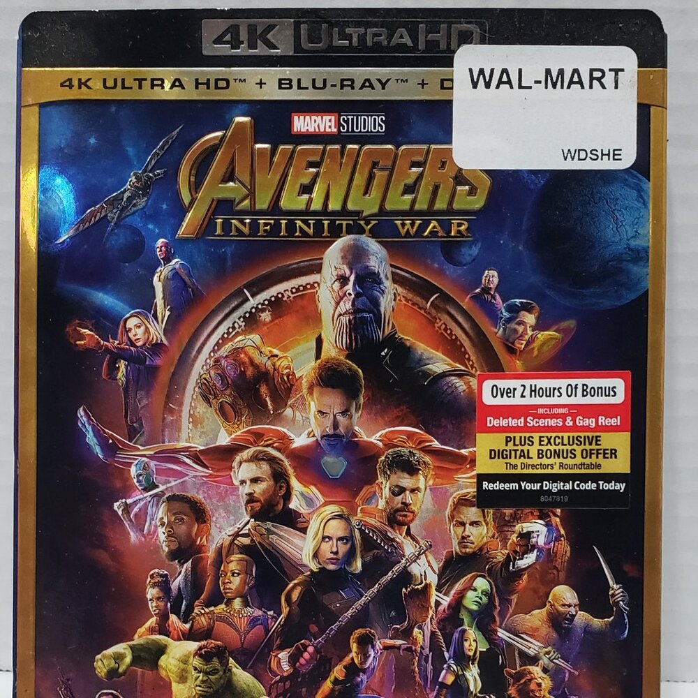 Avengers: Infinity War - 4K UHD Bluray